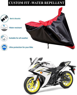 CODOKI Waterproof Two Wheeler Cover for Yamaha(YZF R3, Red)
