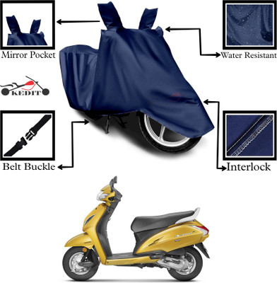 KEDIT Two Wheeler Cover for Honda(Blue)