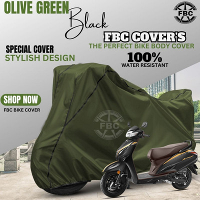 AUTOCAD Waterproof Two Wheeler Cover for Honda(Activa 6G, Green)