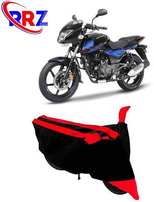 RRZ Waterproof Two Wheeler Cover for Bajaj(Pulsar 150 DTS-i, Black, Red)