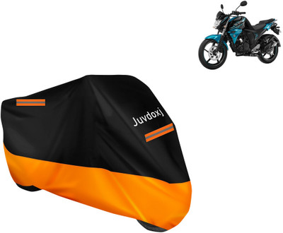 Juvdoxj Waterproof Two Wheeler Cover for Yamaha(FZ-S, Orange)