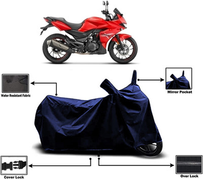 Amexride Two Wheeler Cover for Hero(Xtreme 200S, Blue)
