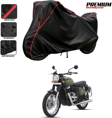 PAGORA Waterproof Two Wheeler Cover for JAWA(Forty Two, Black)