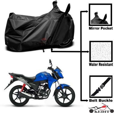 KEDIT Two Wheeler Cover for Universal For Bike(CB Twister, Black)