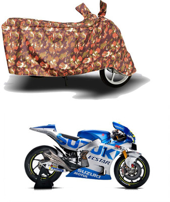 DeepShakshi AUTOMOTIVE Waterproof Two Wheeler Cover for Suzuki(GSX, Red)