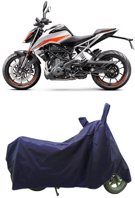 Coxtor Waterproof Two Wheeler Cover for KTM(390 Duke BS6, Blue)