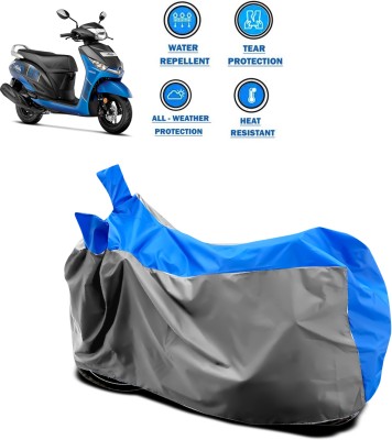 DeepShakshi AUTOMOTIVE Two Wheeler Cover for Yamaha(Alpha, Grey, Blue)