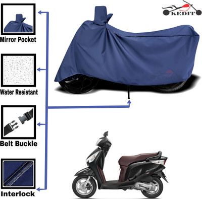 AASHTIK MART Two Wheeler Cover for Honda(Aviator, Blue)