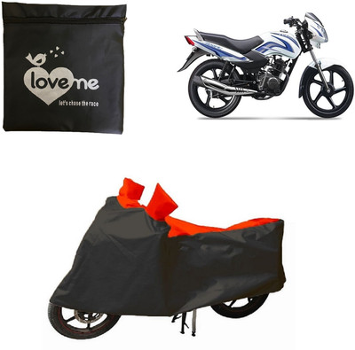 Love Me Waterproof Two Wheeler Cover for TVS(Star Sport, Red, Black)