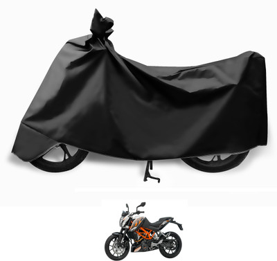 Auto Hub Two Wheeler Cover for KTM(Duke 390, Black)