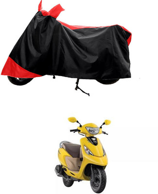 GROFATIK Two Wheeler Cover for TVS(Zest 110, Red)