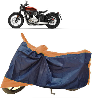 AutoFave Two Wheeler Cover for Triumph(Bonneville Bobber, Multicolor)