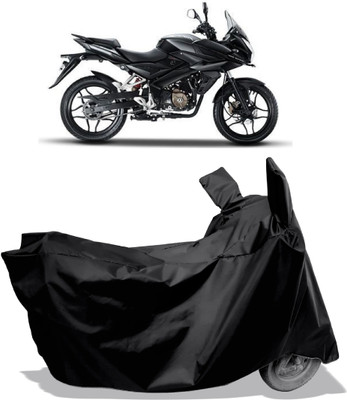 Amexride Two Wheeler Cover for Bajaj(Pulsar AS 150, Black)