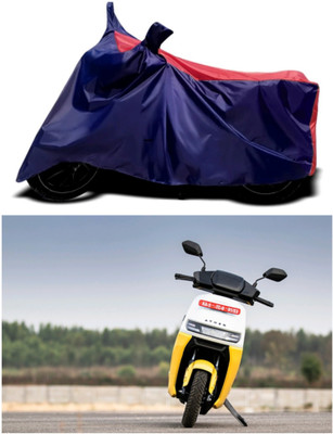 RAQTRO Waterproof Two Wheeler Cover for TVS(Scooty, Red, Blue)