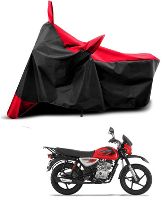 KEDIT Two Wheeler Cover for Bajaj(Boxer, Red, Black)