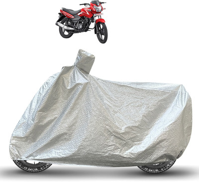 Caronix Waterproof Two Wheeler Cover for TVS(Star Sport, Silver)