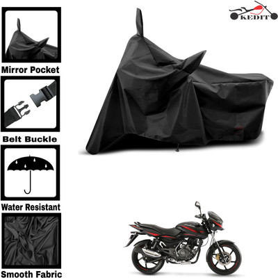 AASHTIK MART Two Wheeler Cover for Bajaj(Pulsar 125, Black)