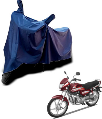 KEDIT Two Wheeler Cover for Hero(HF Deluxe, Blue)