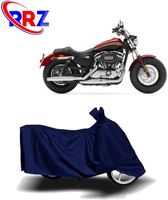 RRZ Two Wheeler Cover for Harley Davidson(1200 Custom, Blue)