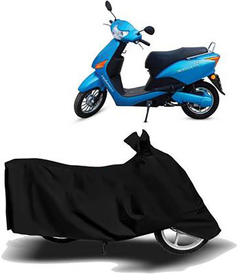 MMSSTAR Waterproof Two Wheeler Cover for Hero Electric(Electric Optima Plus, Black)
