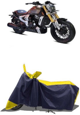 SUGASHRI Waterproof Two Wheeler Cover for TVS(Zeppelin, Yellow, Blue)