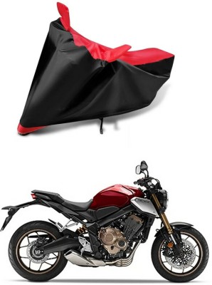 Genipap Two Wheeler Cover for Honda(CB1000R Plus, Red, Black)