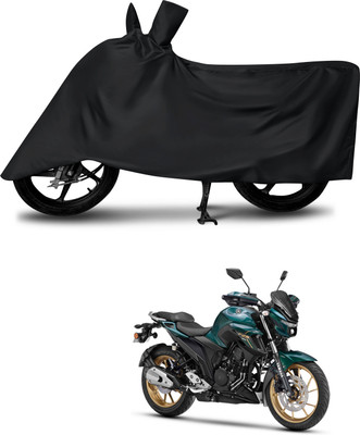 DeepShakshi AUTOMOTIVE Waterproof Two Wheeler Cover for Yamaha(FZS 25, Black)