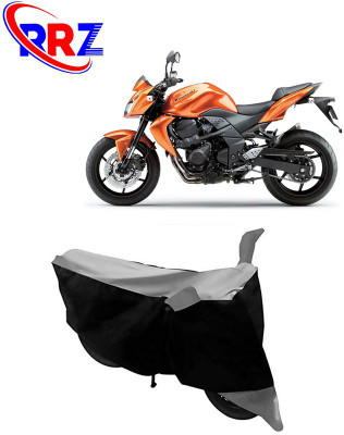 RRZ Waterproof Two Wheeler Cover for Kawasaki(Z750, Black, Grey)