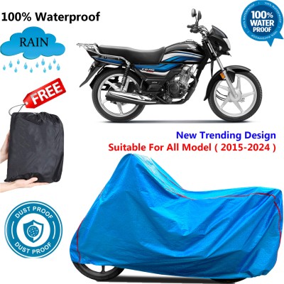 OliverX Waterproof Two Wheeler Cover for Honda(CD 110 Dream, Blue)