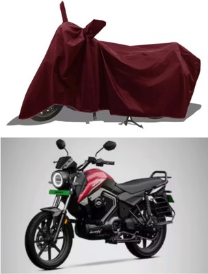 RAQTRO Waterproof Two Wheeler Cover for Revolt(Motors E-Bike, Maroon)