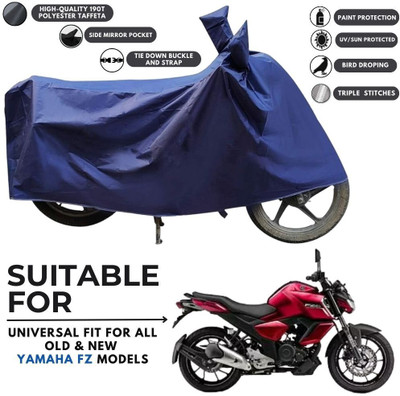 MADAFIYA Two Wheeler Cover for Yamaha(FZS-FI, Blue)