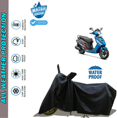 AutoGalaxy Waterproof Two Wheeler Cover for Hero(Maestro Electric, Black)