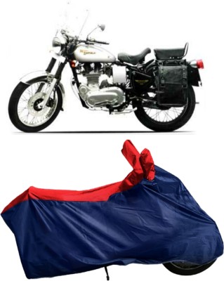 rakku Waterproof Two Wheeler Cover for Royal Enfield(Machismo 500, Blue, Red)