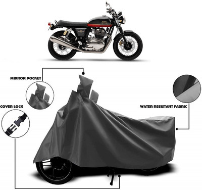 MMSSTAR Waterproof Two Wheeler Cover for Royal Enfield(Enticer, Grey)