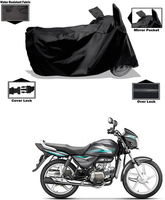 CODOKI Waterproof Two Wheeler Cover for Hero(Splendor PRO, Black)