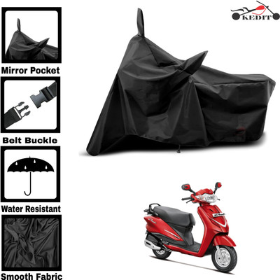 AASHTIK MART Two Wheeler Cover for Hero(Duet VX 110CC, Black)