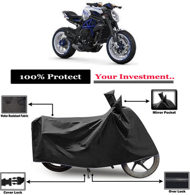 Amexride Two Wheeler Cover for MV Agusta(Dragster800 RR, Black)