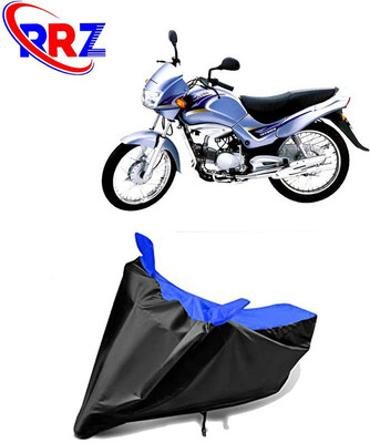 RRZ Waterproof Two Wheeler Cover for Kinetic(Boss, Black, Blue)