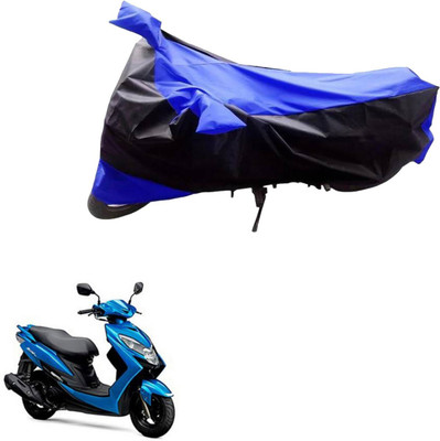 Mdstar Waterproof Two Wheeler Cover for Suzuki(Swish, Black, Blue)