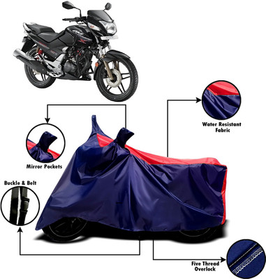 AUCTIMO Two Wheeler Cover for Honda(CBZ Extreme, Multicolor)