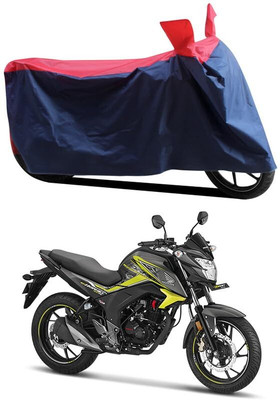 AASHTIK MART Two Wheeler Cover for Honda(CB Hornet 160, Red, Blue)