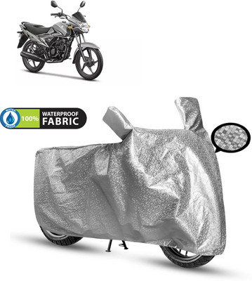 PAGORA Waterproof Two Wheeler Cover for Suzuki(Hayate EP, Silver)