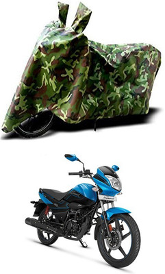 Mdstar Waterproof Two Wheeler Cover for Hero(BS6, Green)