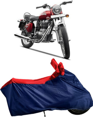 APNEK Waterproof Two Wheeler Cover for Royal Enfield(Bullet Electra Twinspark, Blue, Red)