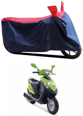 KEDIT Two Wheeler Cover for Mahindra(Flyte, Red, Blue)