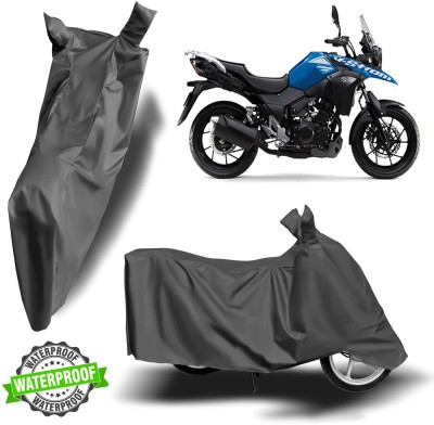 NG Auto Front Waterproof Two Wheeler Cover for Suzuki(V Strom 1000, Grey)