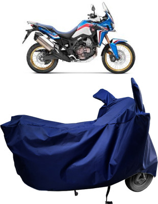 Amexride Two Wheeler Cover for Honda(CRF1000L Africa Twin BS6, Blue)