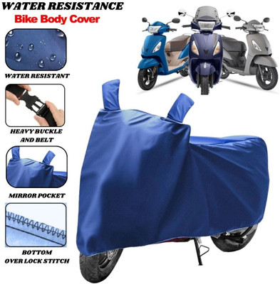 SRP PRODUCT Waterproof Two Wheeler Cover for TVS(Jupiter 125, Blue)