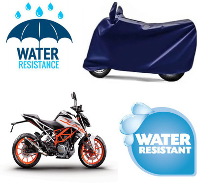 RTS COLLECTIONS Two Wheeler Cover for KTM(Duke 390, Blue)