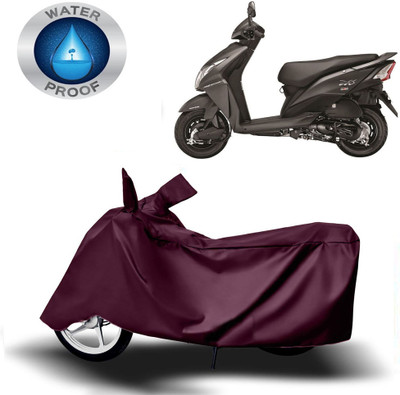 DeepShakshi AUTOMOTIVE Waterproof Two Wheeler Cover for Honda(Dio, Maroon)